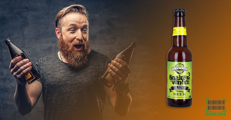 Brewmeister Snake Venom Ale is the world's strongest beer alcohol content