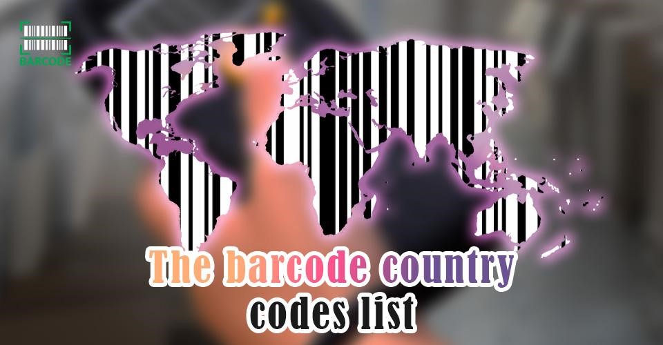 The barcode country codes list