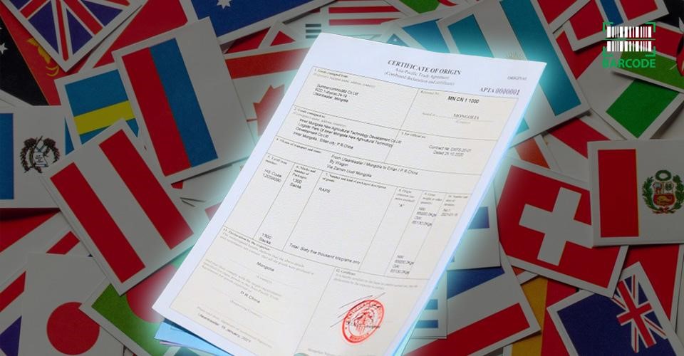 The countries require the origin of the certificate