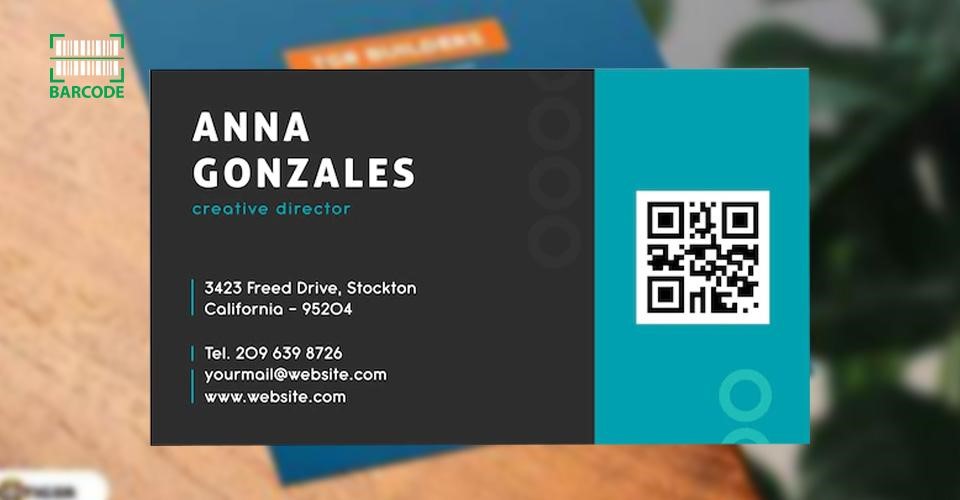 QR codes with business cards