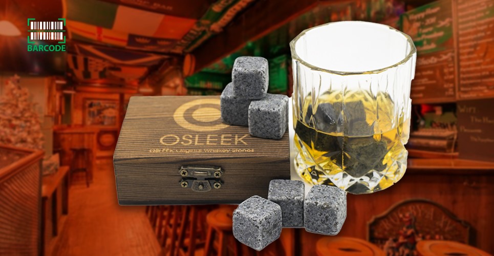 Quiseen Soapstone whiskey stone gift set 
