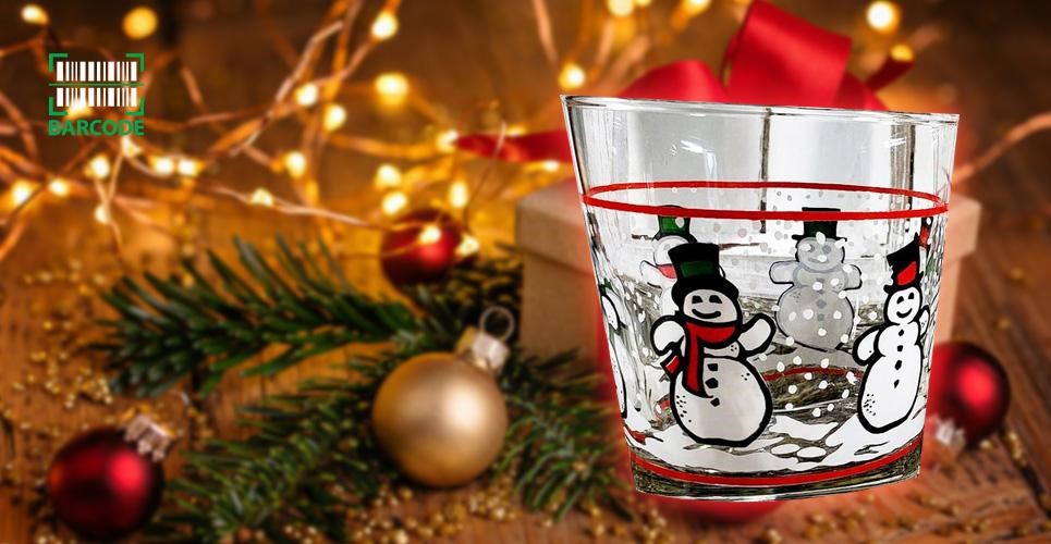 Snowman Double Old-Fashioned Glass