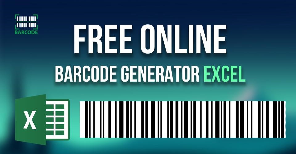 5 Free online barcode generator Excel: Make you own barcodes