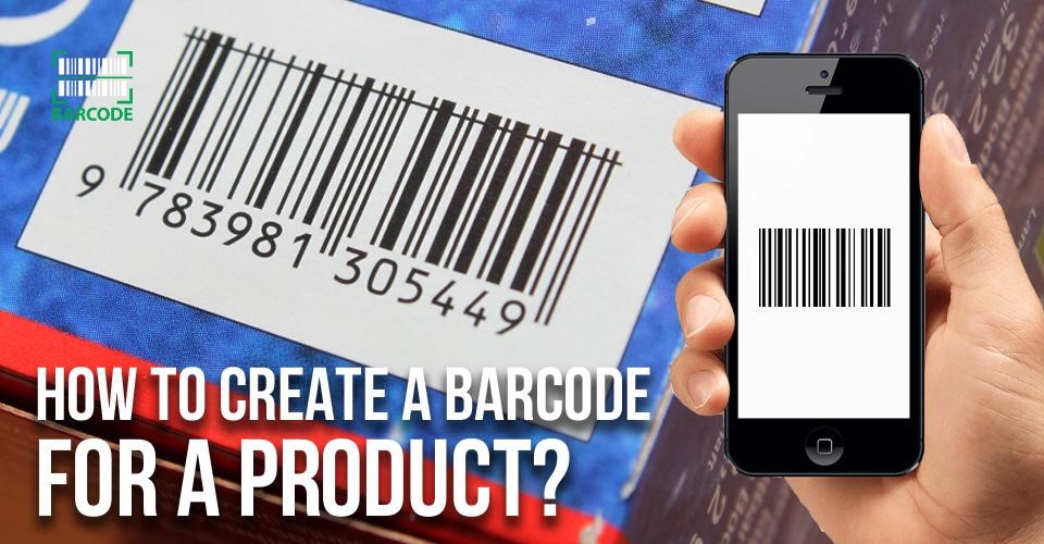 How to create a barcode for a product?