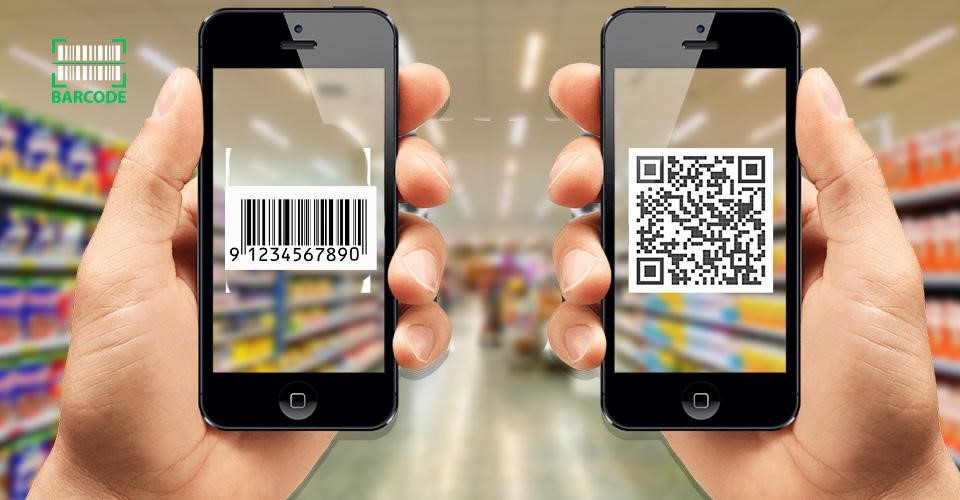 Barcodes vs. QR codes