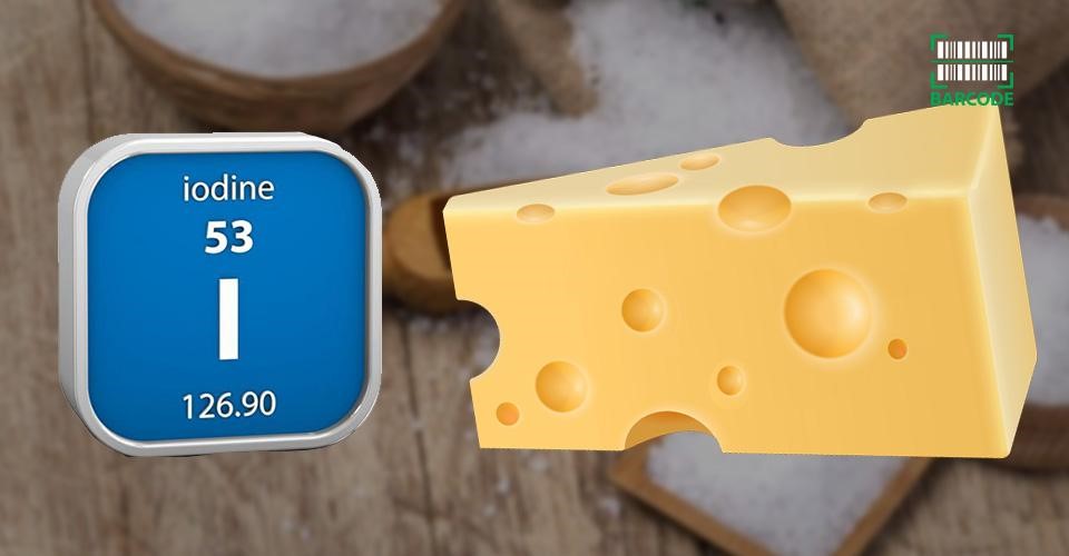 One of the iodine sources in food is cheese