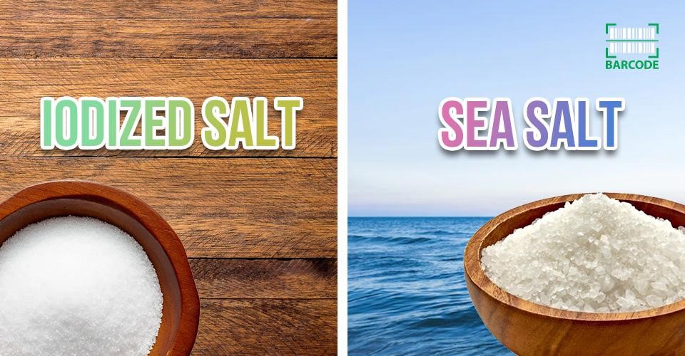 Iodized salt vs sea salt