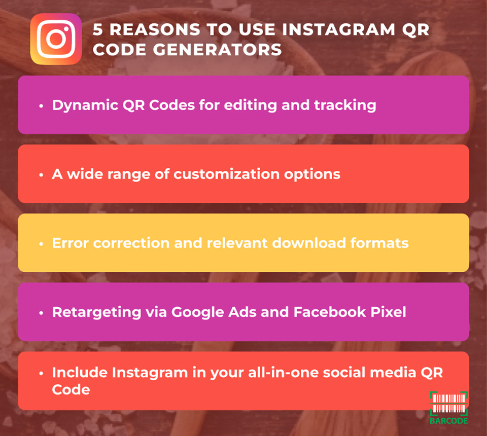 Advantages of Instagram QR code generators