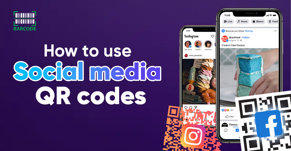 How to use QR code social media?