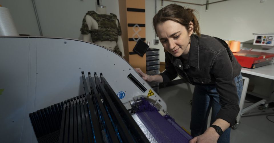 The Fibers May Be Weaved Into Fabrics For Scanning