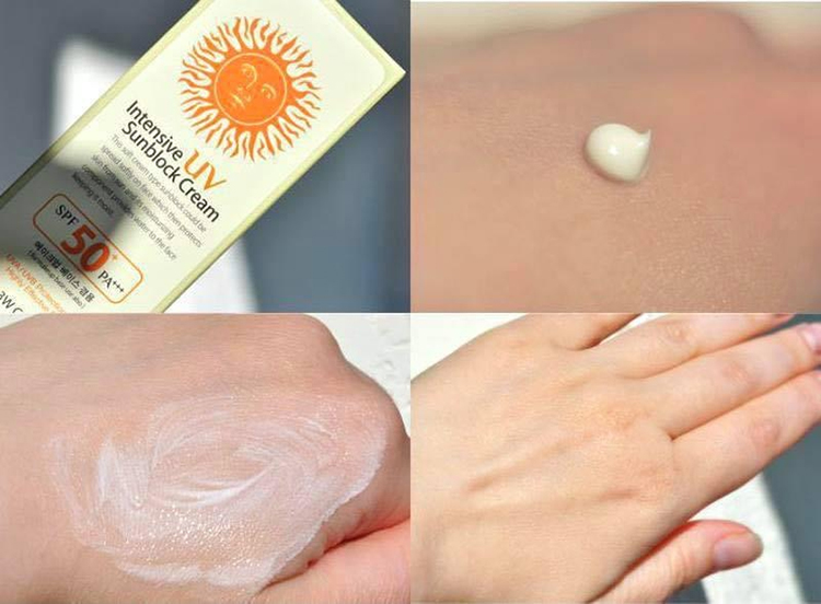 3W Clinic Intensive UV Sunblock Cream 70ml 8809192574892