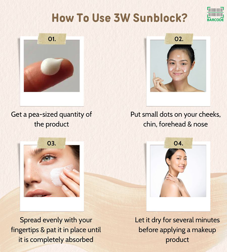 3W intensive sunblock cream