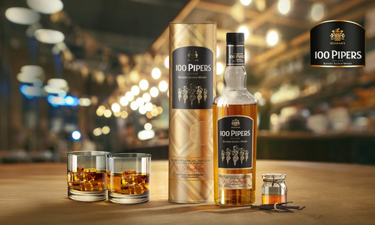100 Pipers whisky