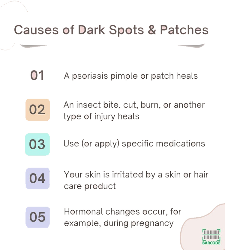 Causes of Dark Spots & patches