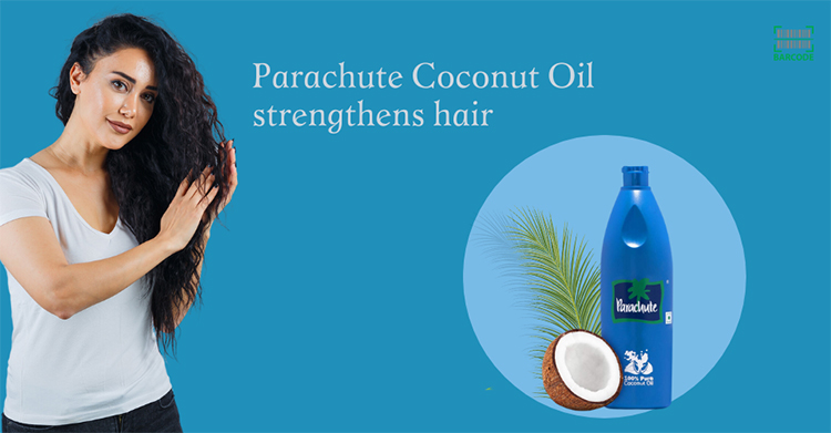Ingredients in Parachute Coconut oil strengthen hair