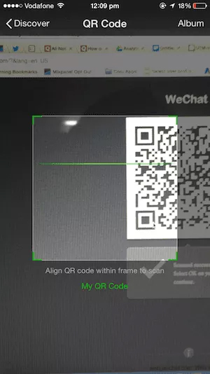 Scan the WeChat QR code