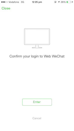 Confirm your login