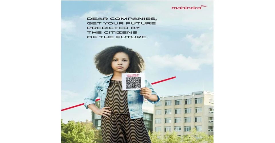 Mahindra Rise Launches an Ad Featuring a QR Code to Promote Its Campaign