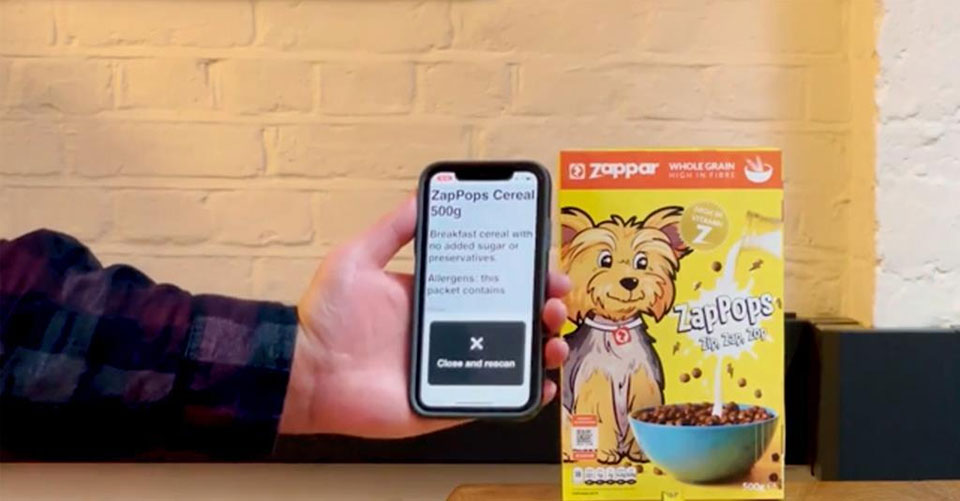 Packaging Talks To The Blind Thanks To Zappar's Accessible QR Code