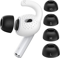 Gcioii 4 Pairs Memory Foam Tips and Ear Hooks