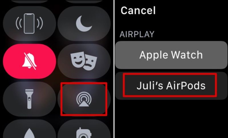 How to connect Apple Watch to AirPods?