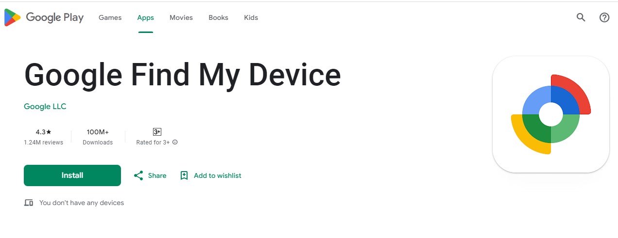 Find My Device app