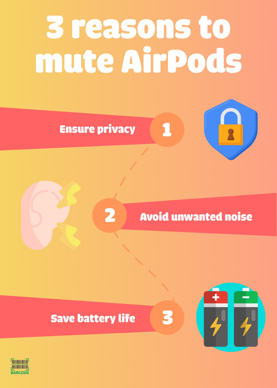Reasons to mute AirPods