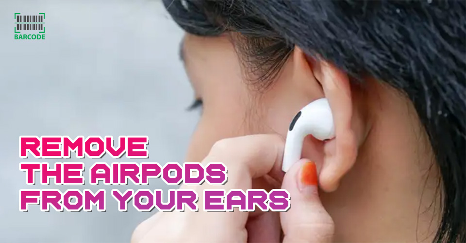 You can remove the AirPods from your ears