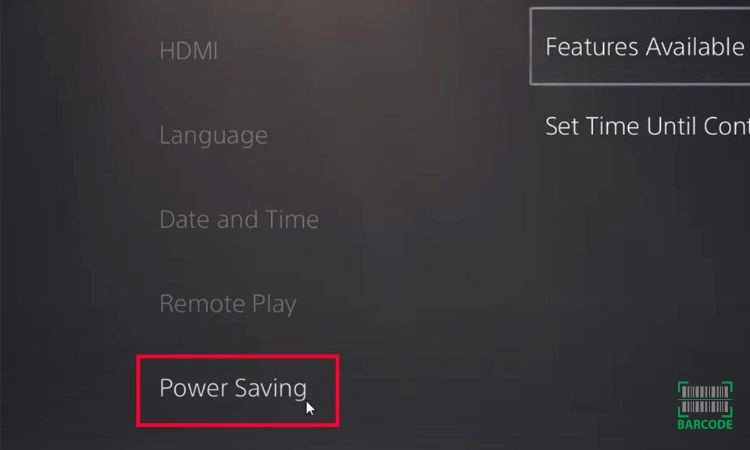 Select Power Saving