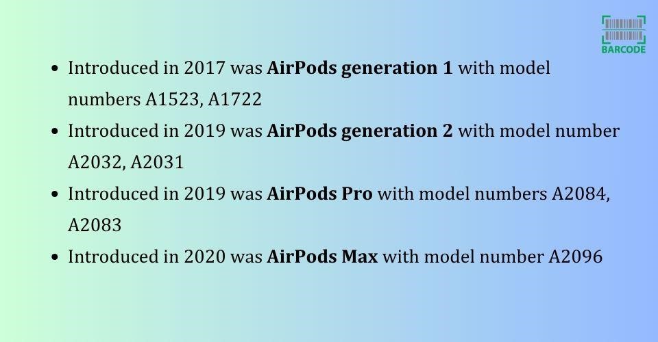 Check the generation and model of your AirPods