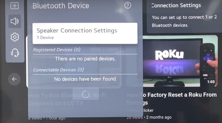 Bluetooth Device option