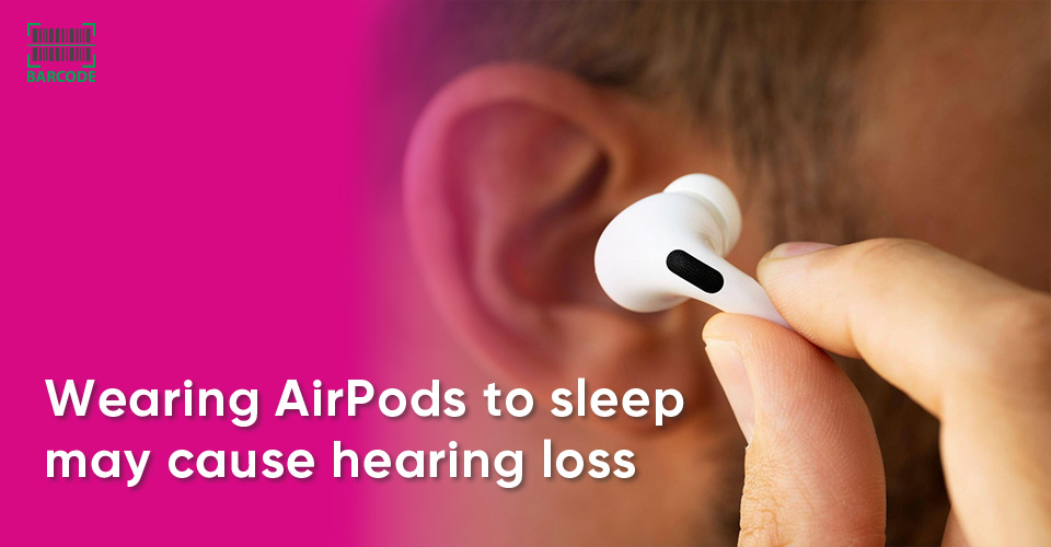 Sleeping with AirPods on may harm your hearing