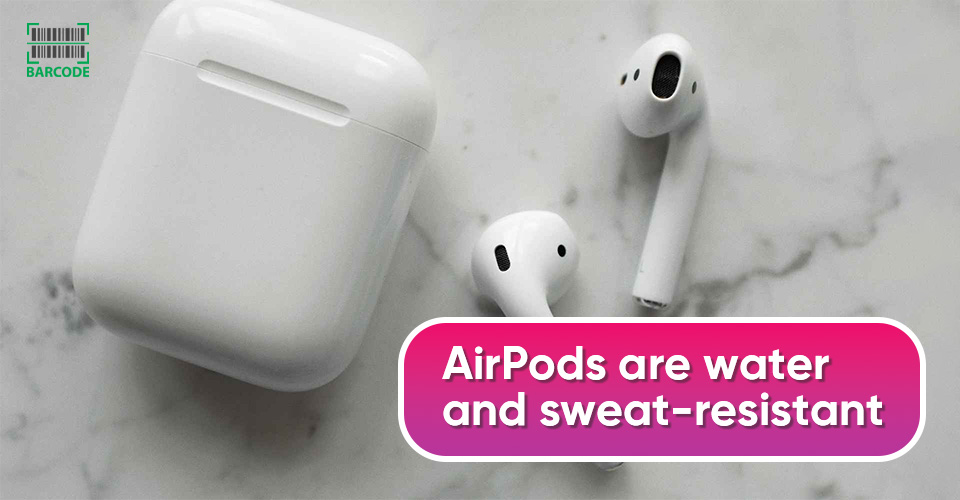 Apple AirPods are only resistant to water and sweat 