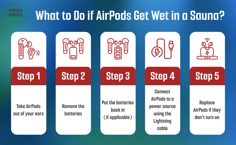 Tips to handle wet AirPods in sauna