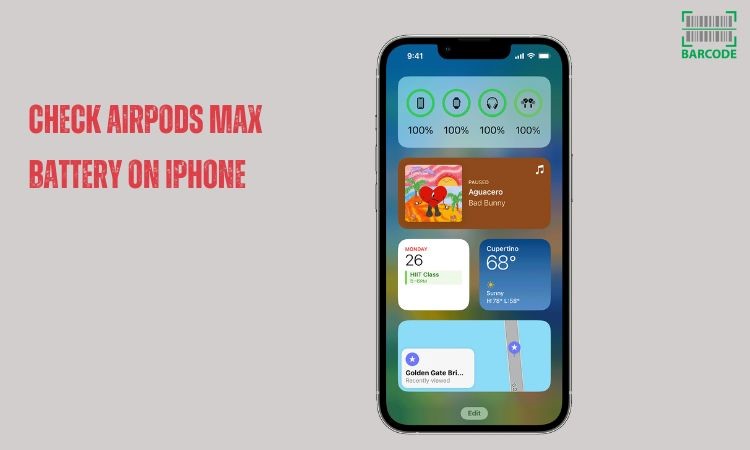 How to check AirPods Max battery on iPhone or iPad?