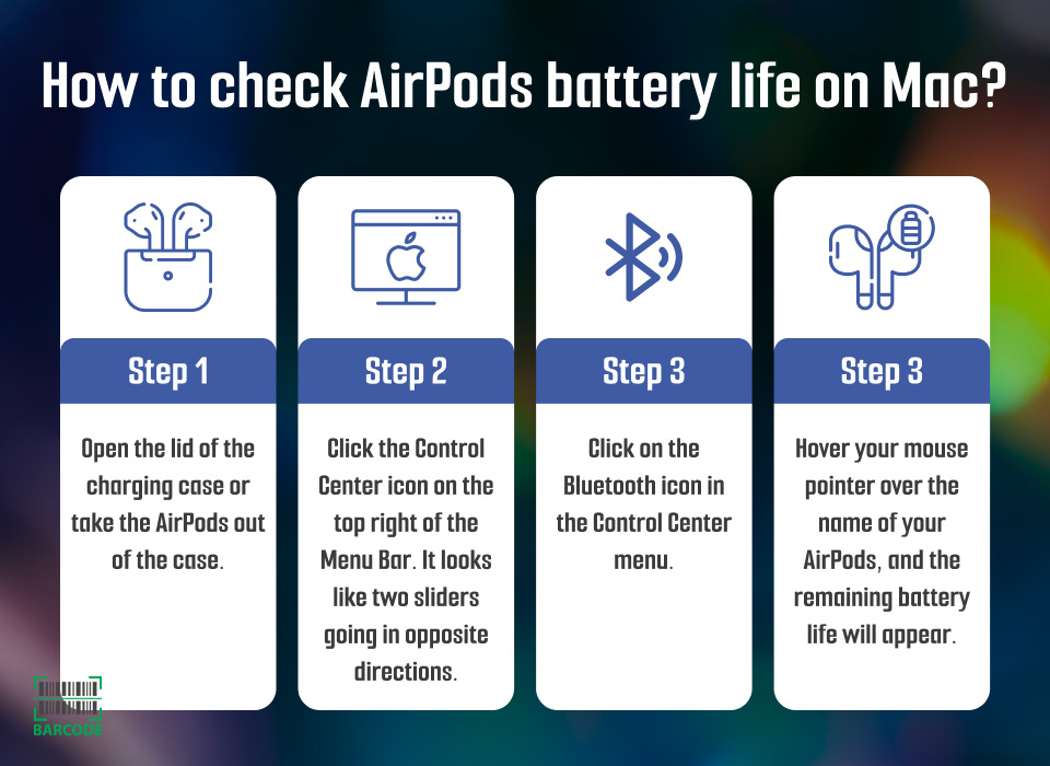 Stay Charged: A Step-by-Step Guide on How to Check AirPod Battery - Using the Control Center for a quick battery check on your wrist