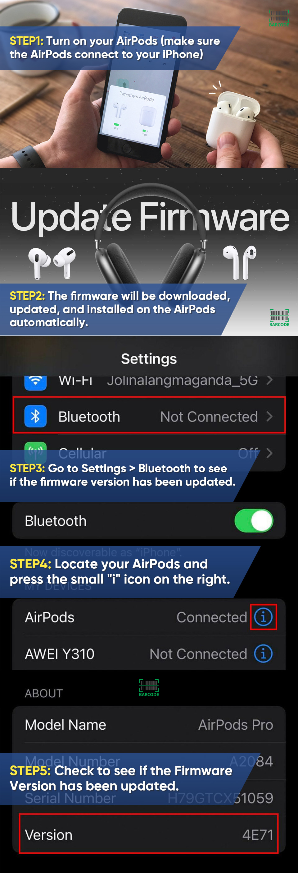 How to update AirPods’ firmware?