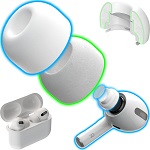 CharJenPro Patented Design Memory Foam Ear Tips