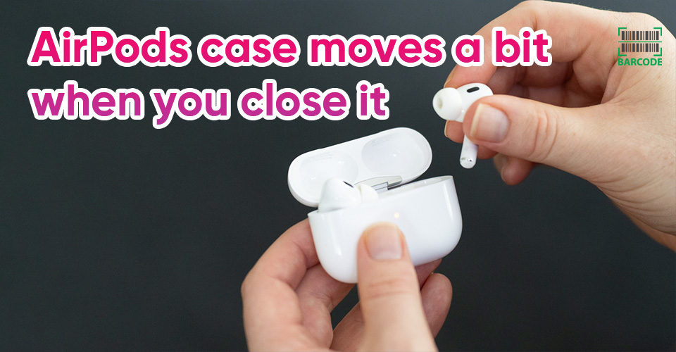 AirPods case has a little bobble-like effect