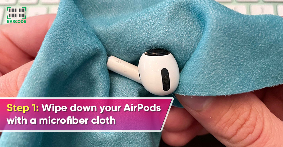 Wipe the outside of your AirPods
