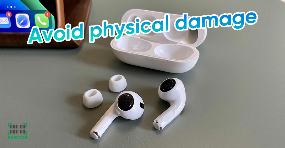 Prevent physical damage while cleaning AirPods