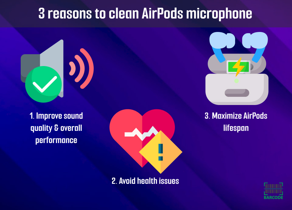 Why should you clean AirPods microphone?