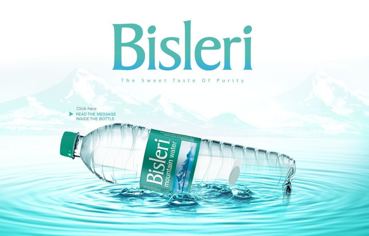 The Bisleri gives the body energy