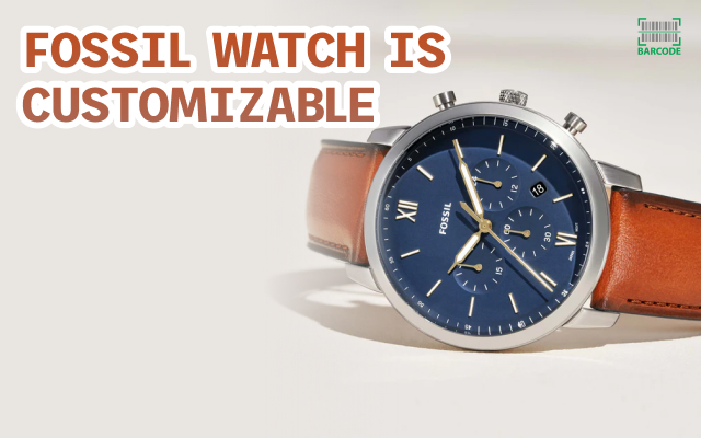You can customize your Fossil watches