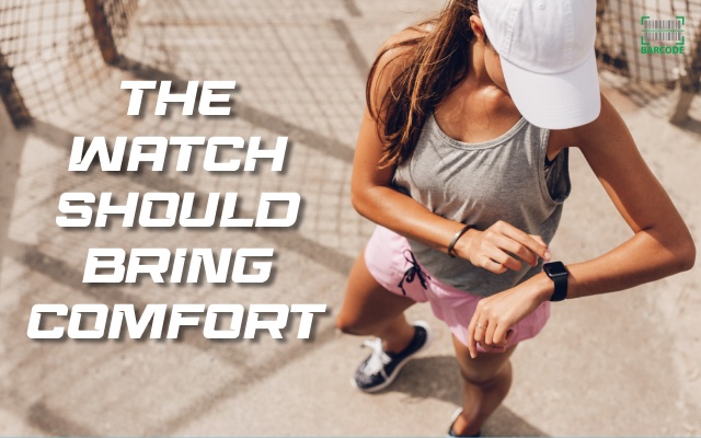You should feel comfortable while wearing smart watches for running