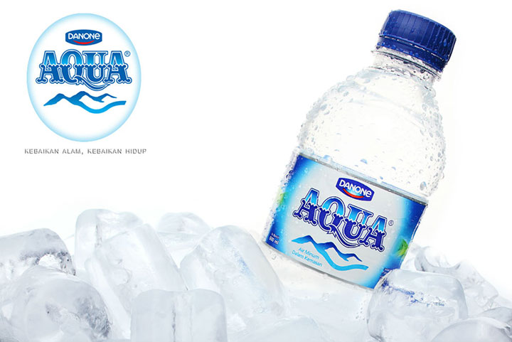 The Aqua Air Minum Dalam Kemasan