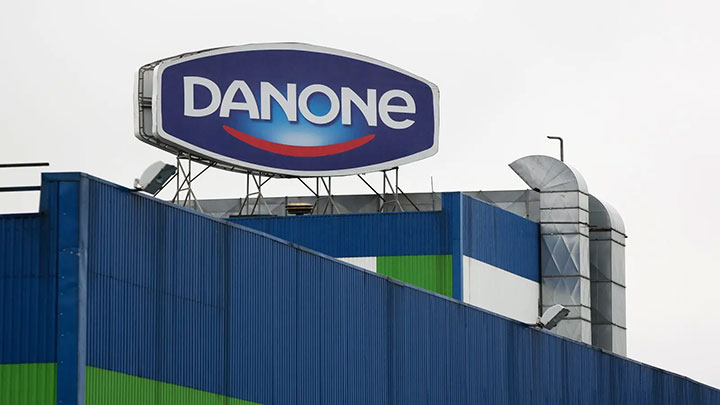 The Danone manufacturer