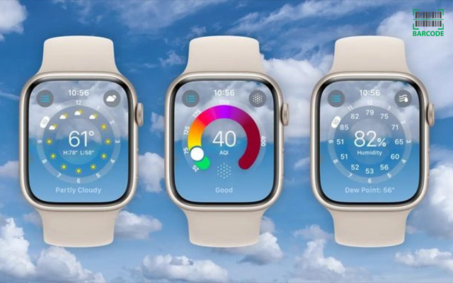Weather data on Apple Watch