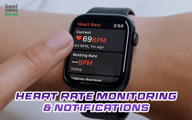 Heart rate monitoring and notifications