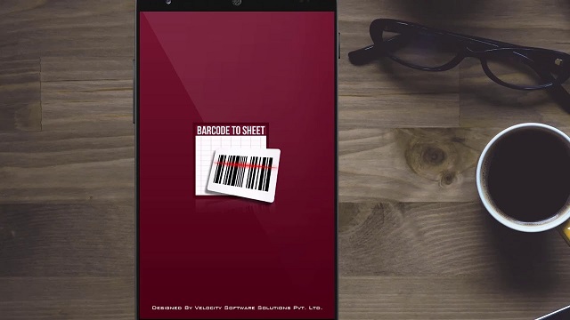 The Barcode to Sheet app 